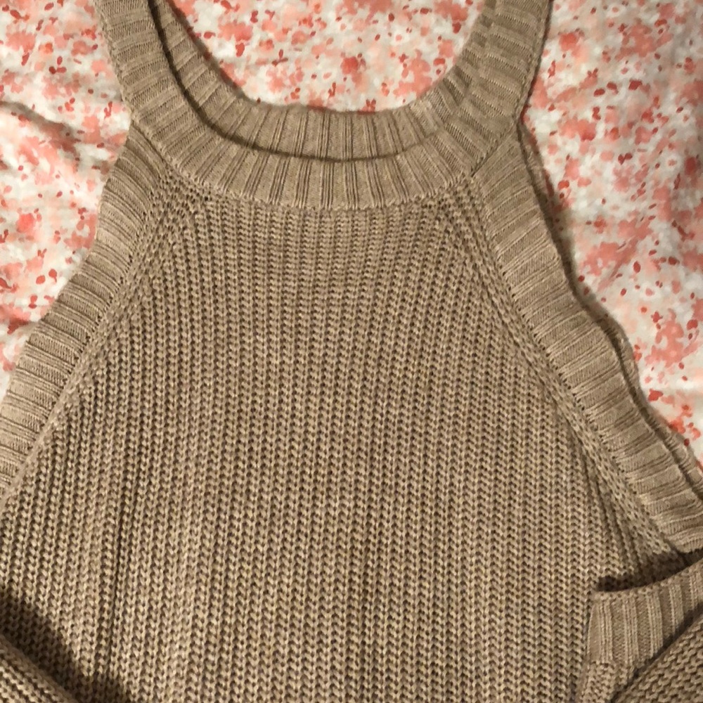Cold shoulder AE sweater!